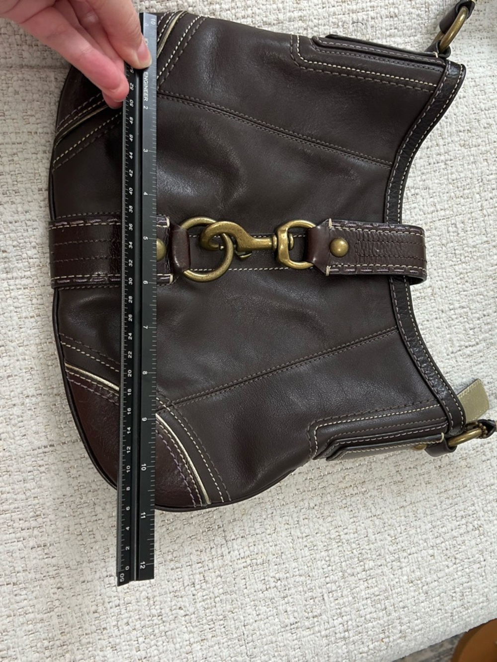 Coach Hampton bag in brown - alt Serena Van Der Woodsen - Picture 12 of 14